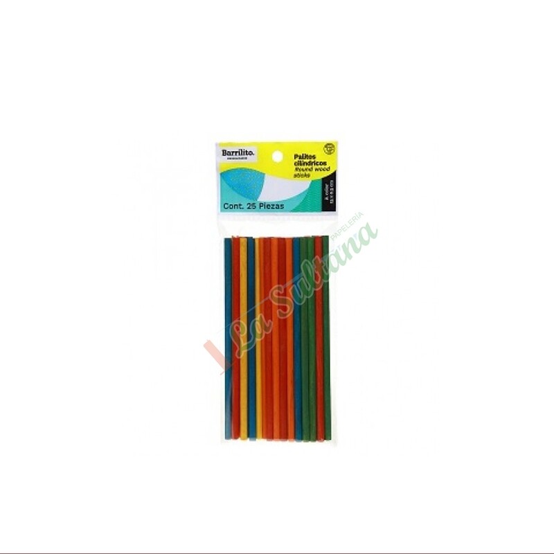 PALITOS MADERA RED PM1505C C/25