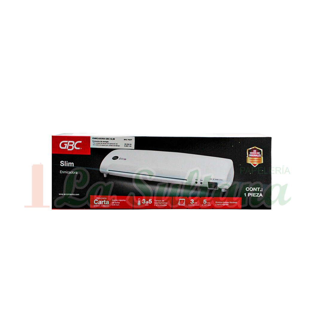 ENMICADORA GBC SLIM CARTA PZ