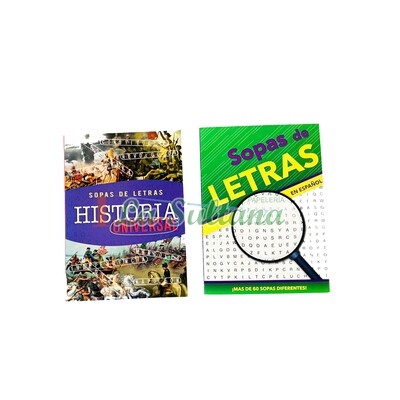 LIBRO DIDACTICO SOPAS DE LETRAS 80/192H PZ