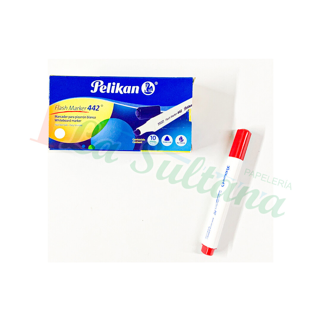 MARCADOR P/PIZARRON PELIKAN 442 TRIANGULAR  C/10