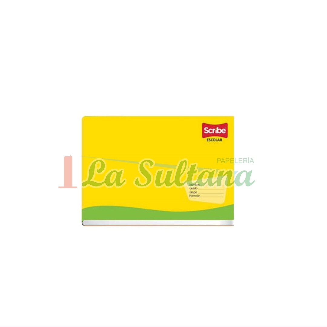 LIBRETA SCRIBE ITALIANA GRAPADA ESCOLAR C/100H PZ