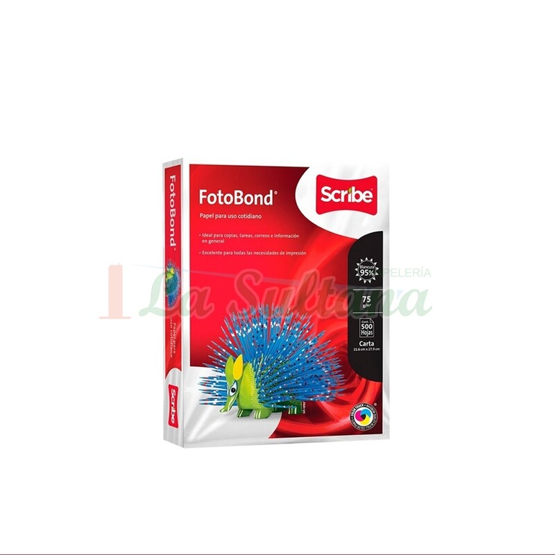 HOJAS FOTOBOND BLANCO CARTA C/500H PZ