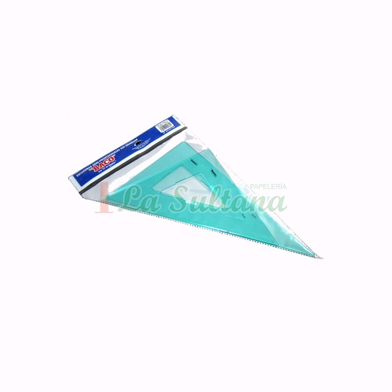 JGO. ESCUADRA BACO SP3045 S/GRAD C/BISEL PZ