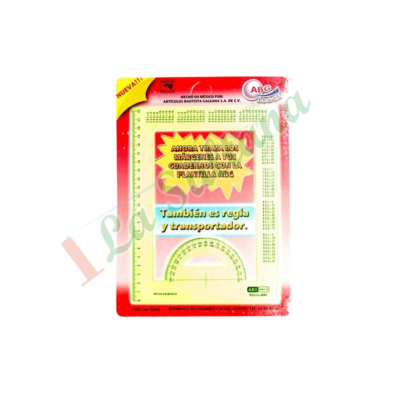 REGLA PARA MARGENES ABG PZ