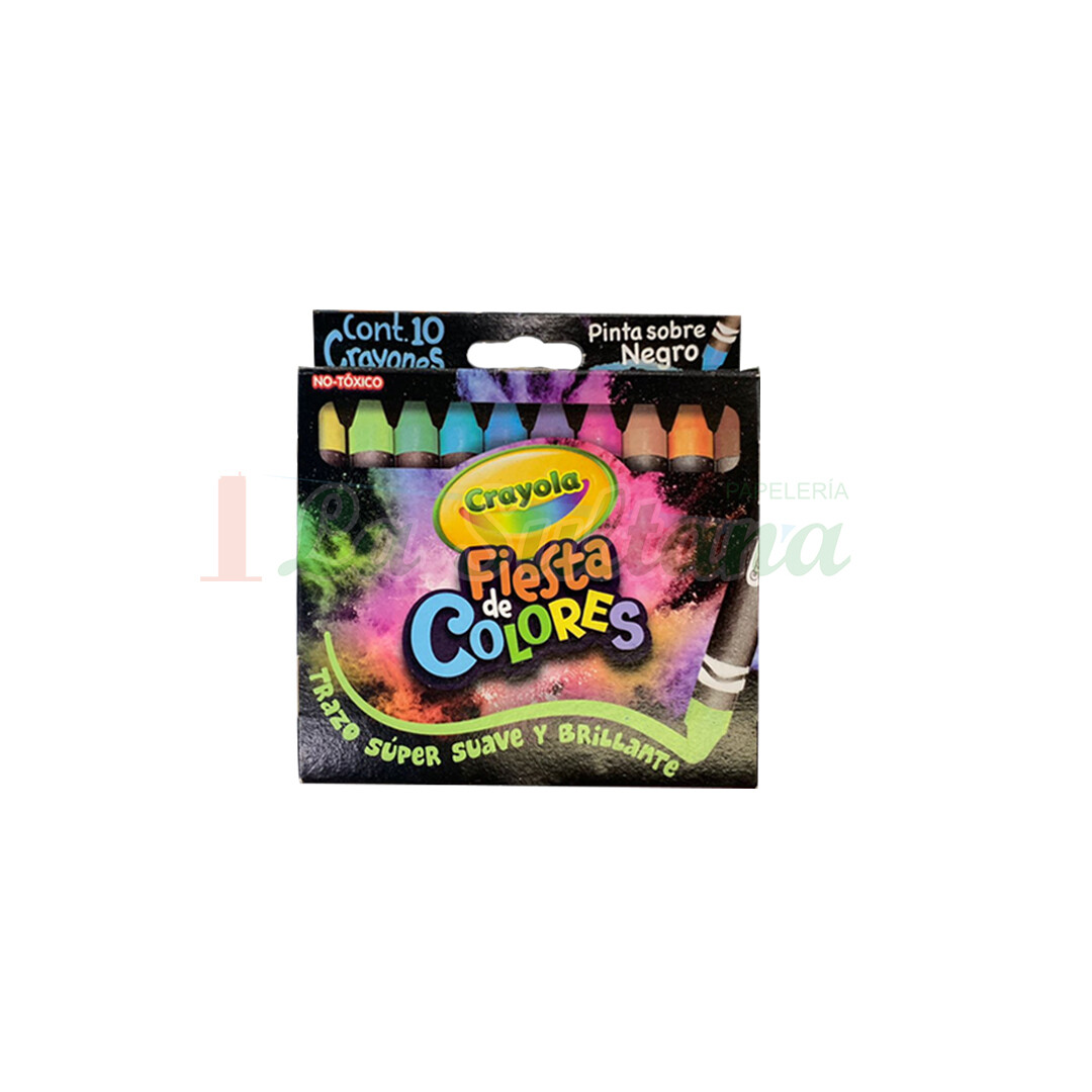 CRAYON CRAYOLA FIESTA DE COLORES C/10