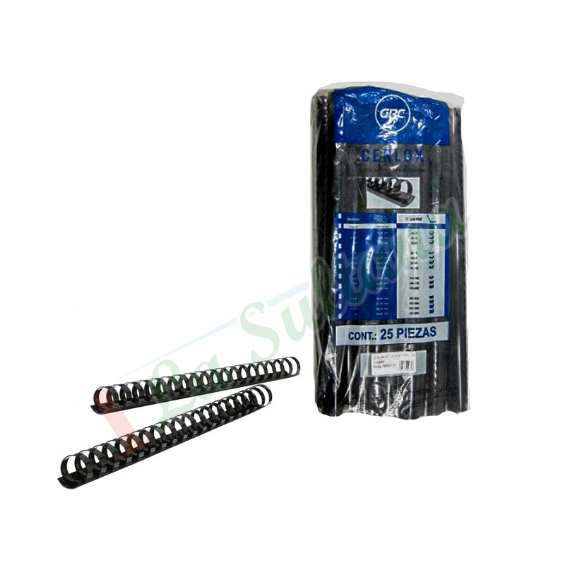 ARILLO PLASTICO GBC 3/4" C/25