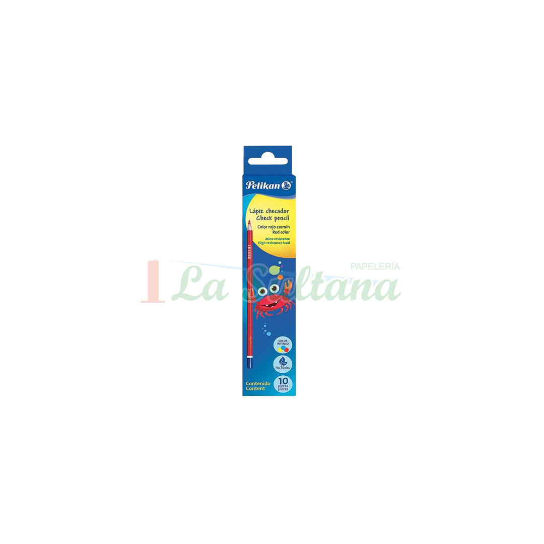 LAPIZ CARMIN PELIKAN C/10
