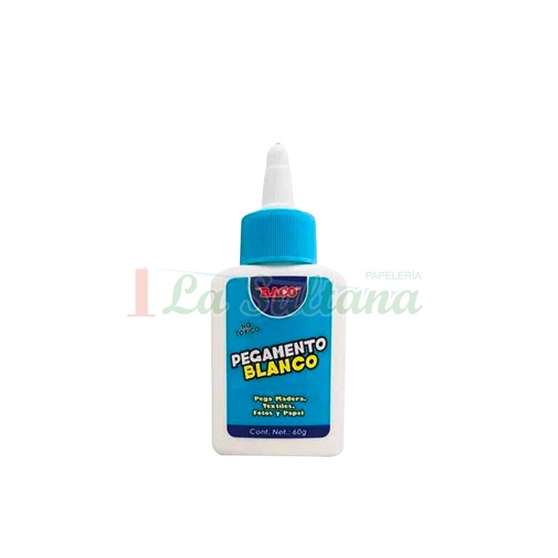 PEGAMENTO BLANCO BACO 60GR PZ