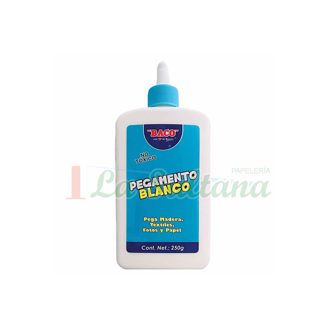 PEGAMENTO BLANCO BACO 250GR PZ
