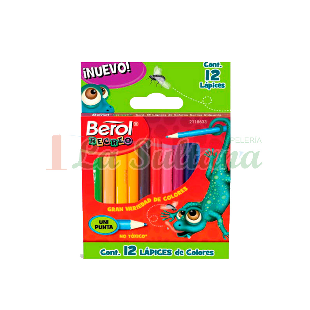 COLORES BEROL RECREO CORTO C/12