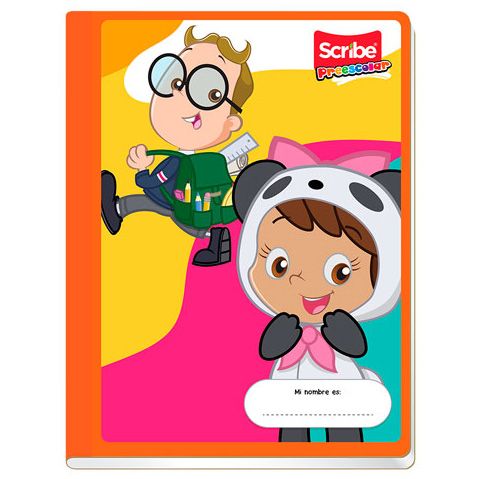 LIBRETA SCRIBE PROFESIONAL COSIDO PREESCOLAR C/80H PZ
