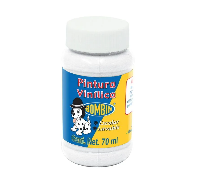 PINTURA VINILICA BOMBIN 70ML PZ