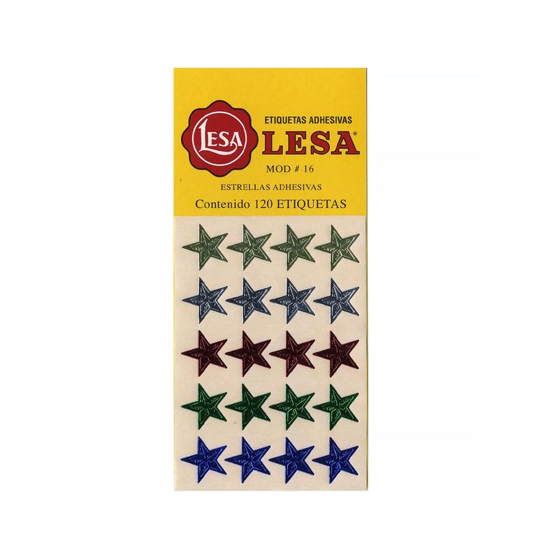 ESTRELLA ADHESIVA LESA BLISTER