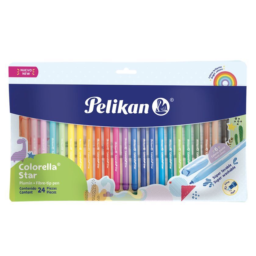 PINCELIN PELIKAN COLORELLA STAR C/24