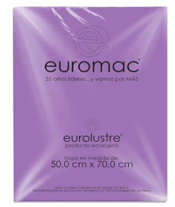 PAPEL LUSTRINA EUROCOLOR C/25