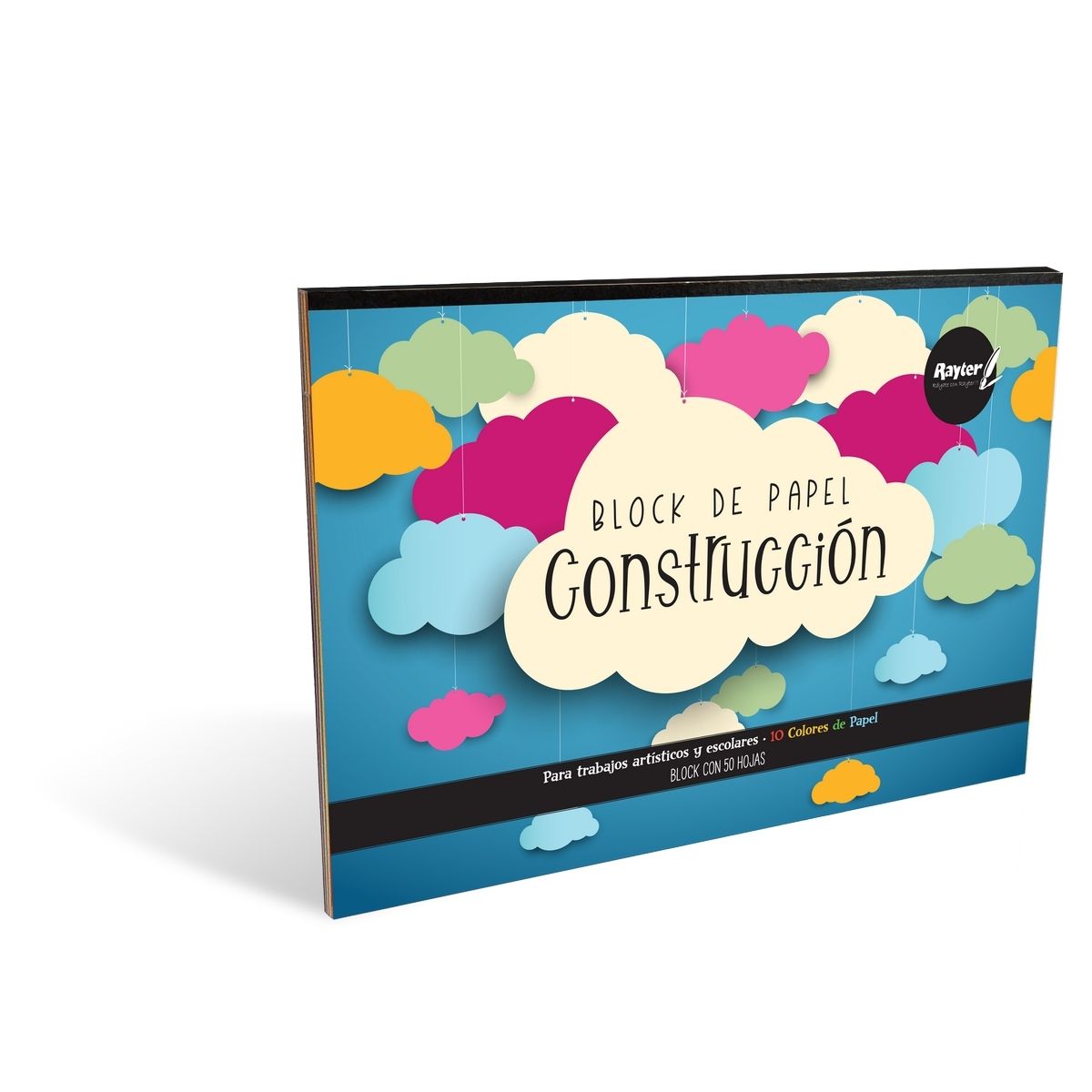 BLOCK PAPEL CONSTRUCCION GRANDE RAYTER C/50H