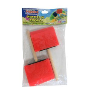 PINCEL ESPONJA PLANO GRANDE C/2 PZ