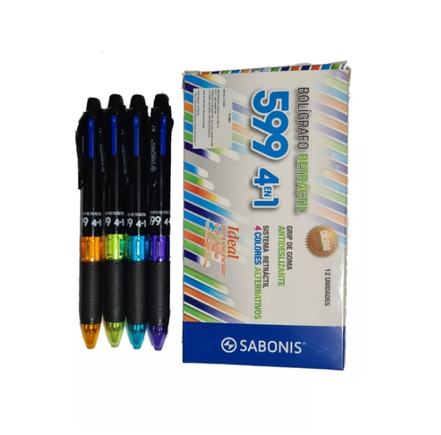 PLUMA SABONIS 4 COLOR C/12