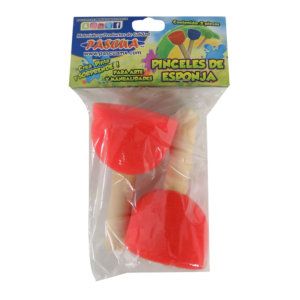 PINCEL ESPONJA REDONDO GRANDE C/2 PZ