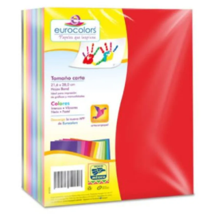 HOJA EUROCOLOR ARCOIRIS C/500H