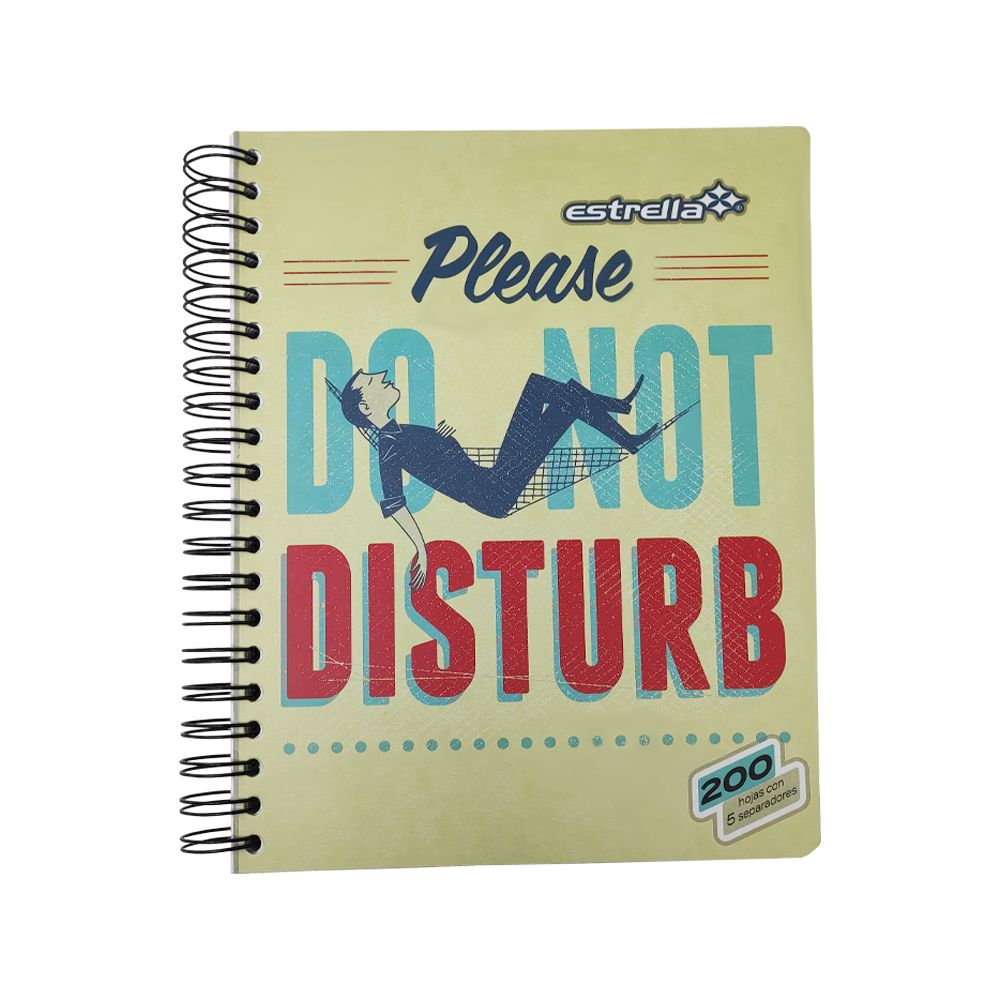 LIBRETA ESTRELLA PROFESIONAL DOBLE ESPIRAL  C/SEP C/200H PZ