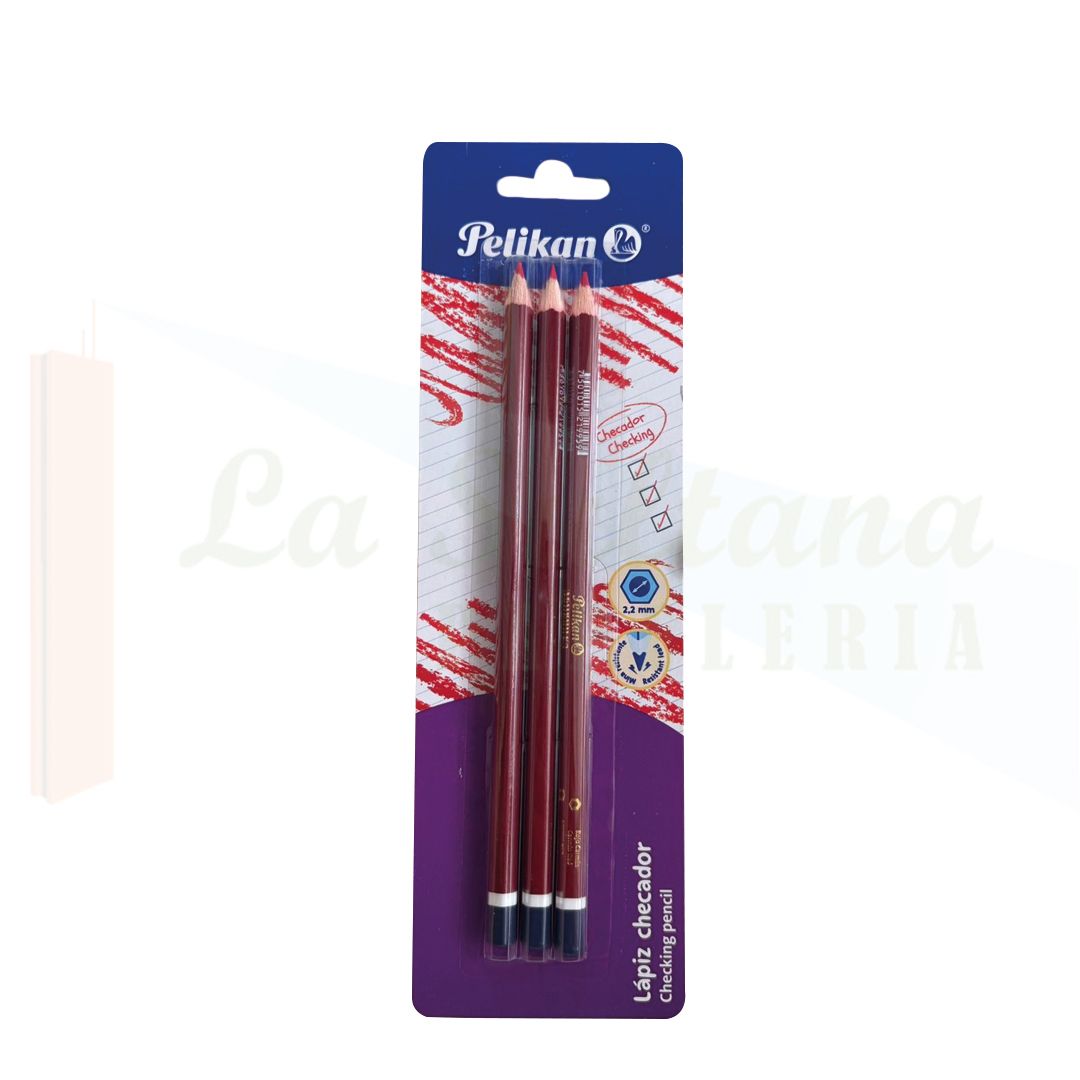 LAPIZ CHECADOR PELIKAN BLISTER C/3 PZ