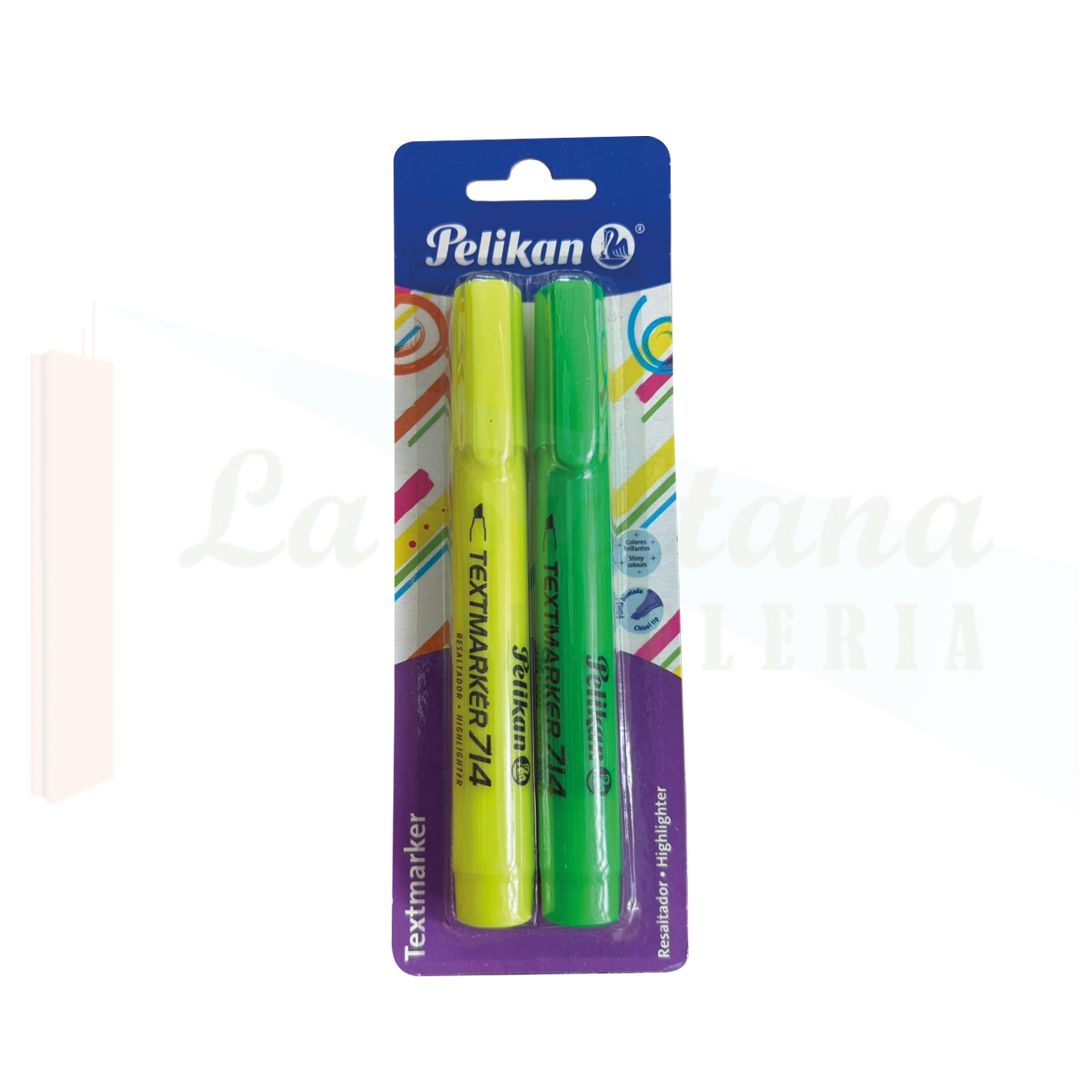 MARCATEXTOS 714 PELIKAN BLISTER C/2 PZ
