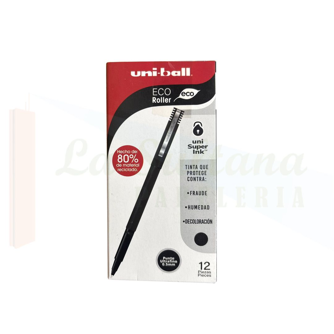 PLUMA UNIBALL ECO ROLLER FINO C/12