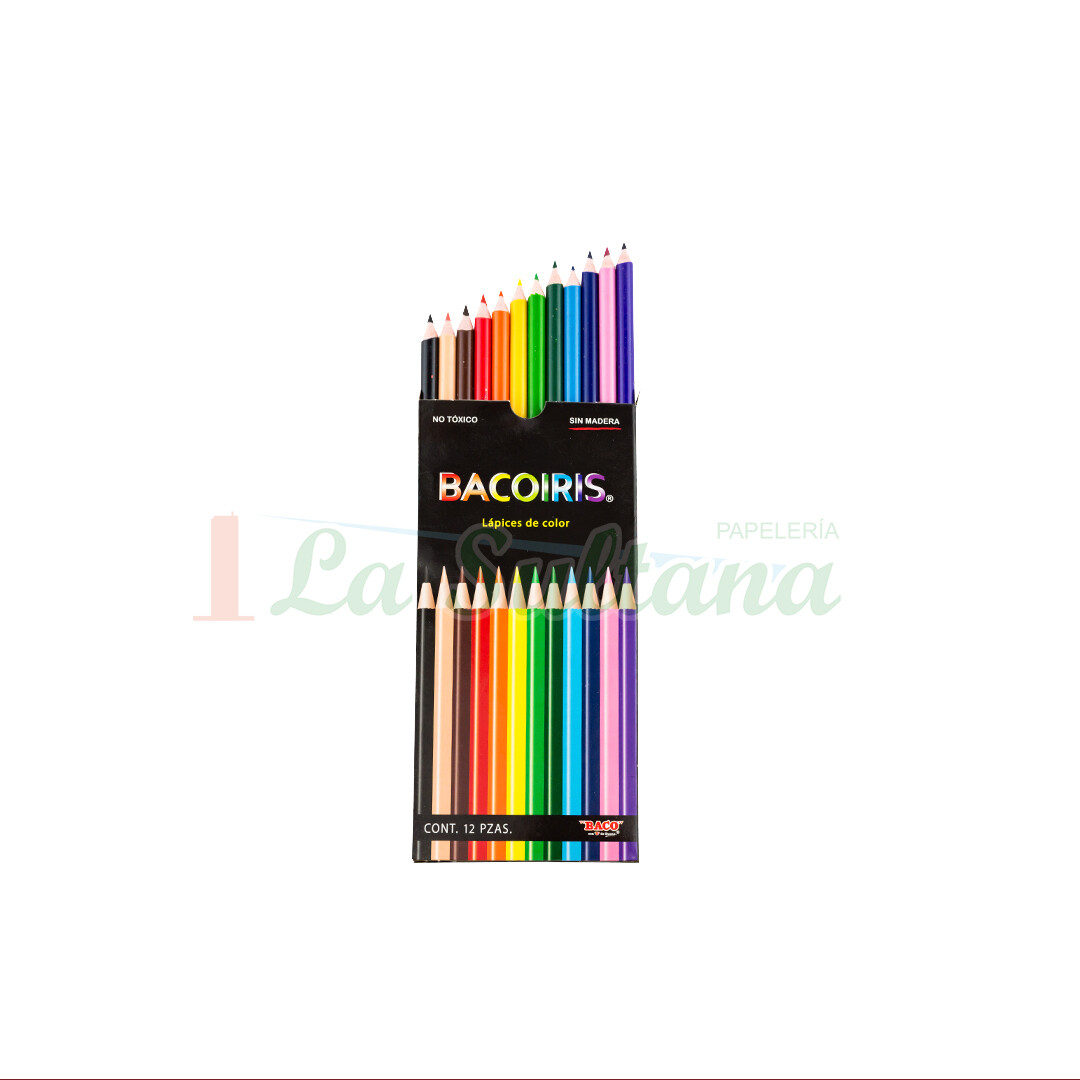 COLORES BACOIRIS LARGOS C/12 COLORES BACOIRIS LARGOS C/12