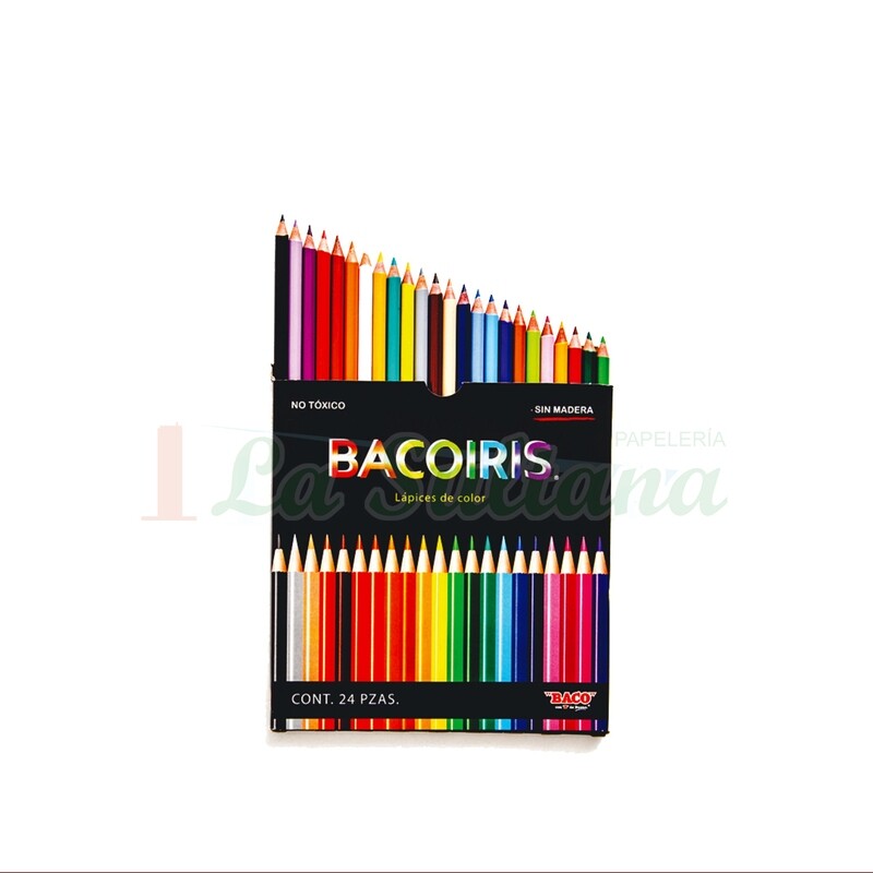 COLORES BACOIRIS LARGOS C/24 COLORES BACOIRIS LARGOS C/24