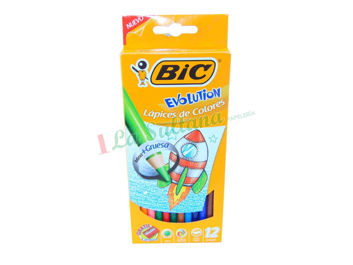 COLORES BIC EVOLUTION C/12