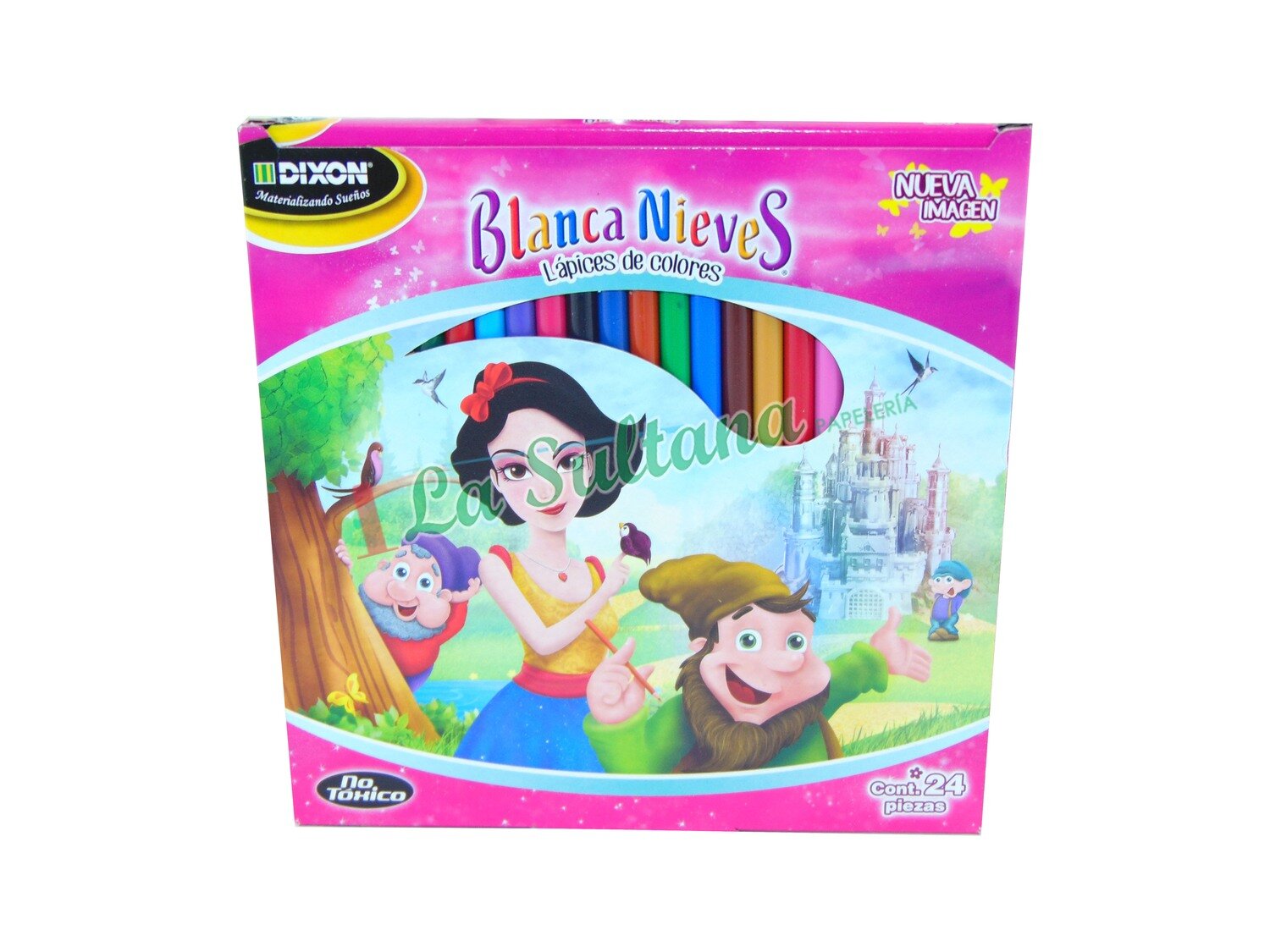 COLORES BLANCA NIEVES LARGO C/24 COLORES BLANCA NIEVES LARGO C/24