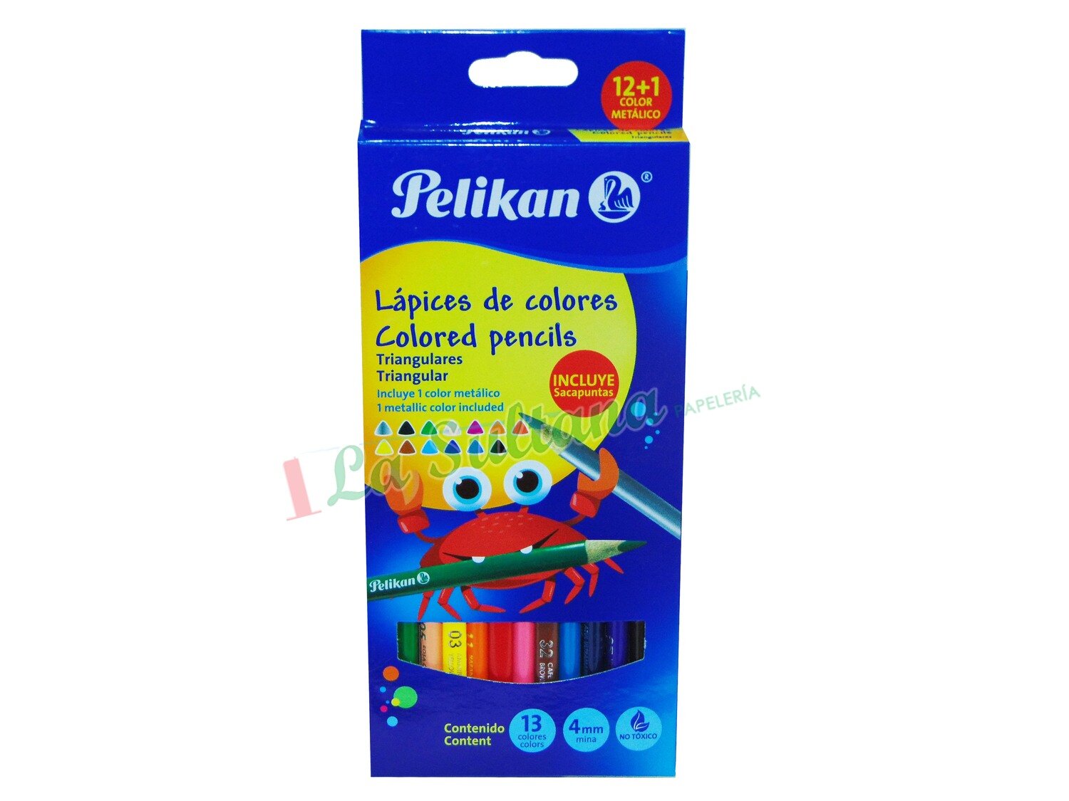 COLORES PELIKAN TRIANGULAR C/12 COLORES PELIKAN TRIANGULAR C/12