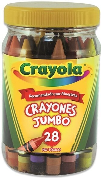 CRAYON CRAYOLA JUMBO C/28