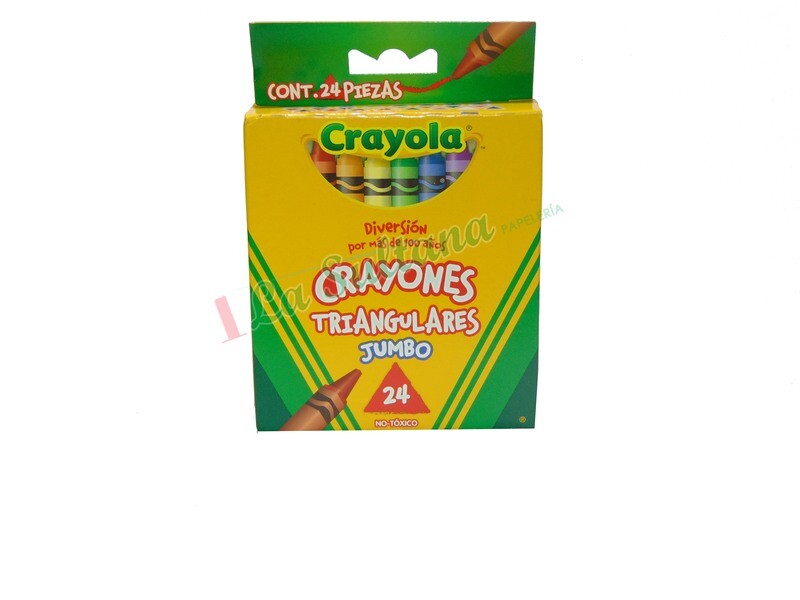 CRAYON CRAYOLA TRIANGULAR C/24 CRAYON CRAYOLA TRIANGULAR C/24
