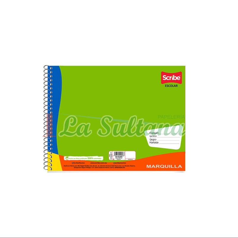 CUADERNO SCRIBE DIBUJO ESCOLAR C/50H PZ CUADERNO SCRIBE DIBUJO ESCOLAR C/50H PZ