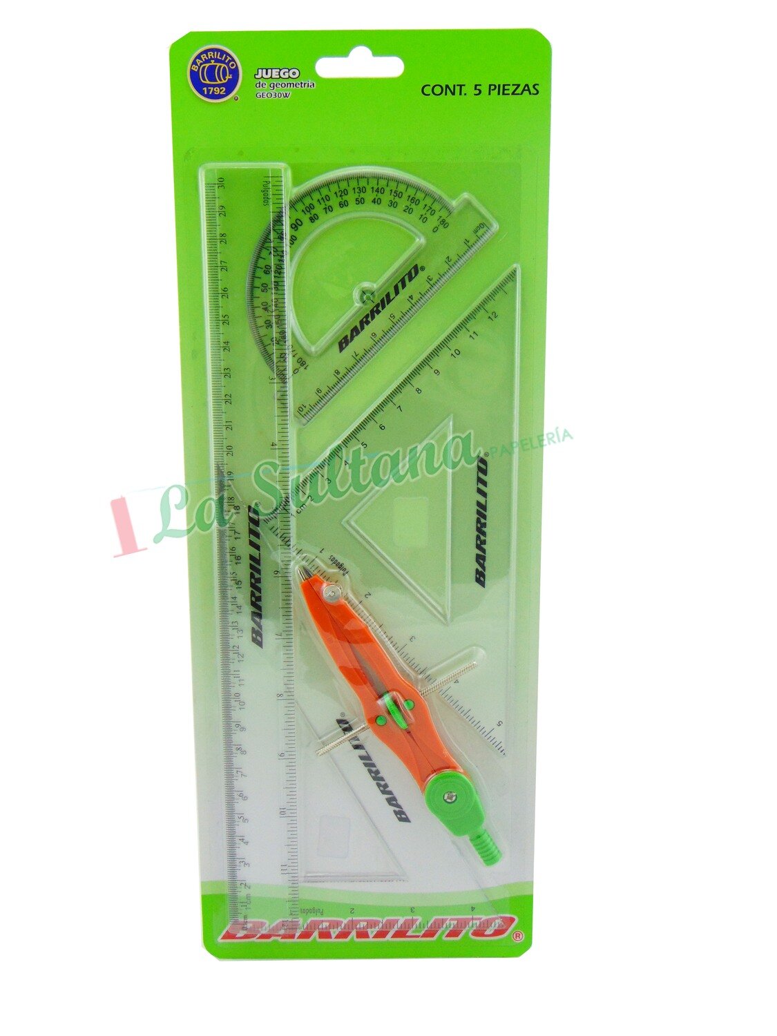 JGO GEOMETRIA BARRILITO GEO-30 C/5 PZS