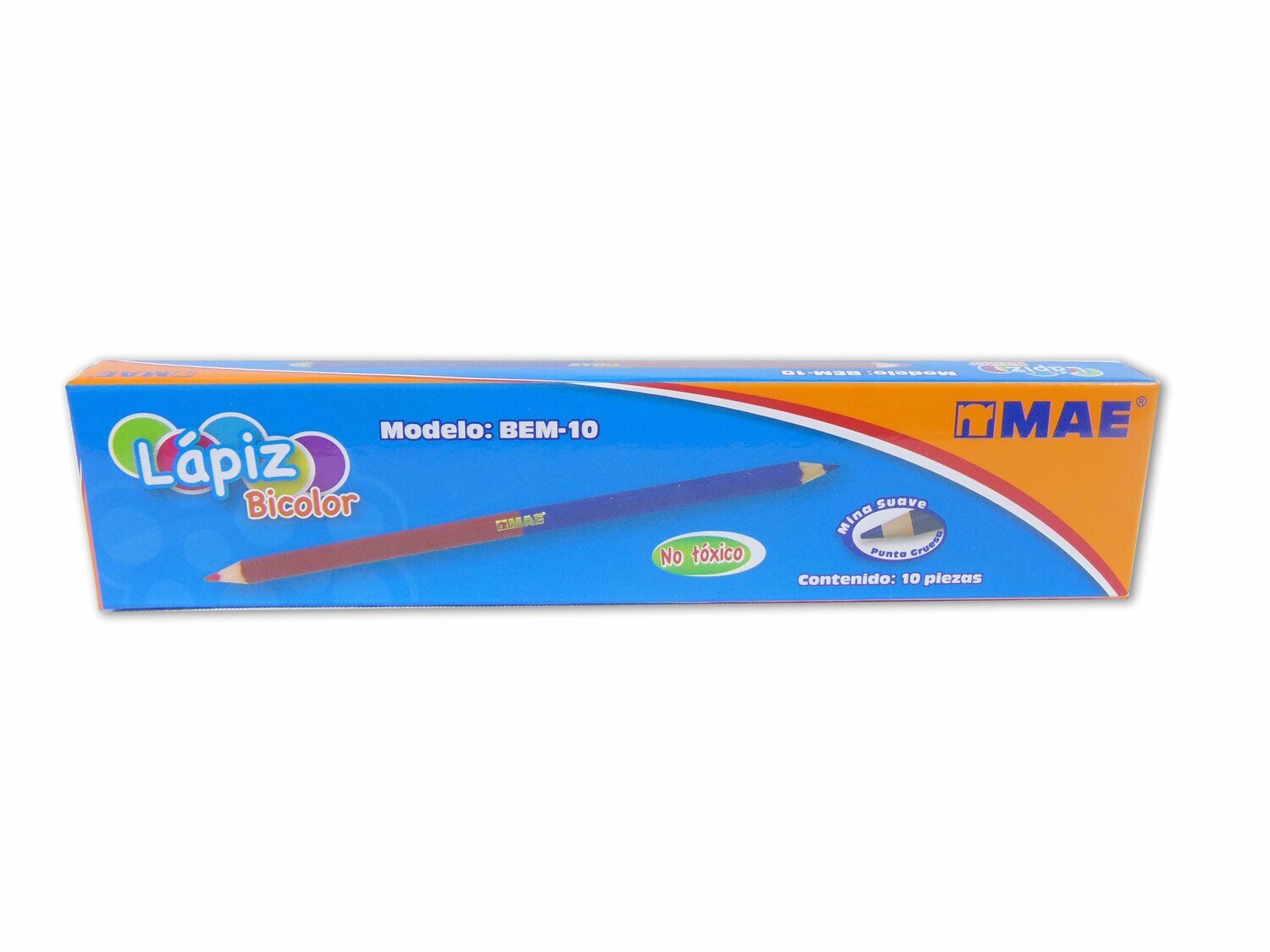 LAPIZ BICOLOR MAE DELGADO C/10 LAPIZ BICOLOR MAE DELGADO C/10