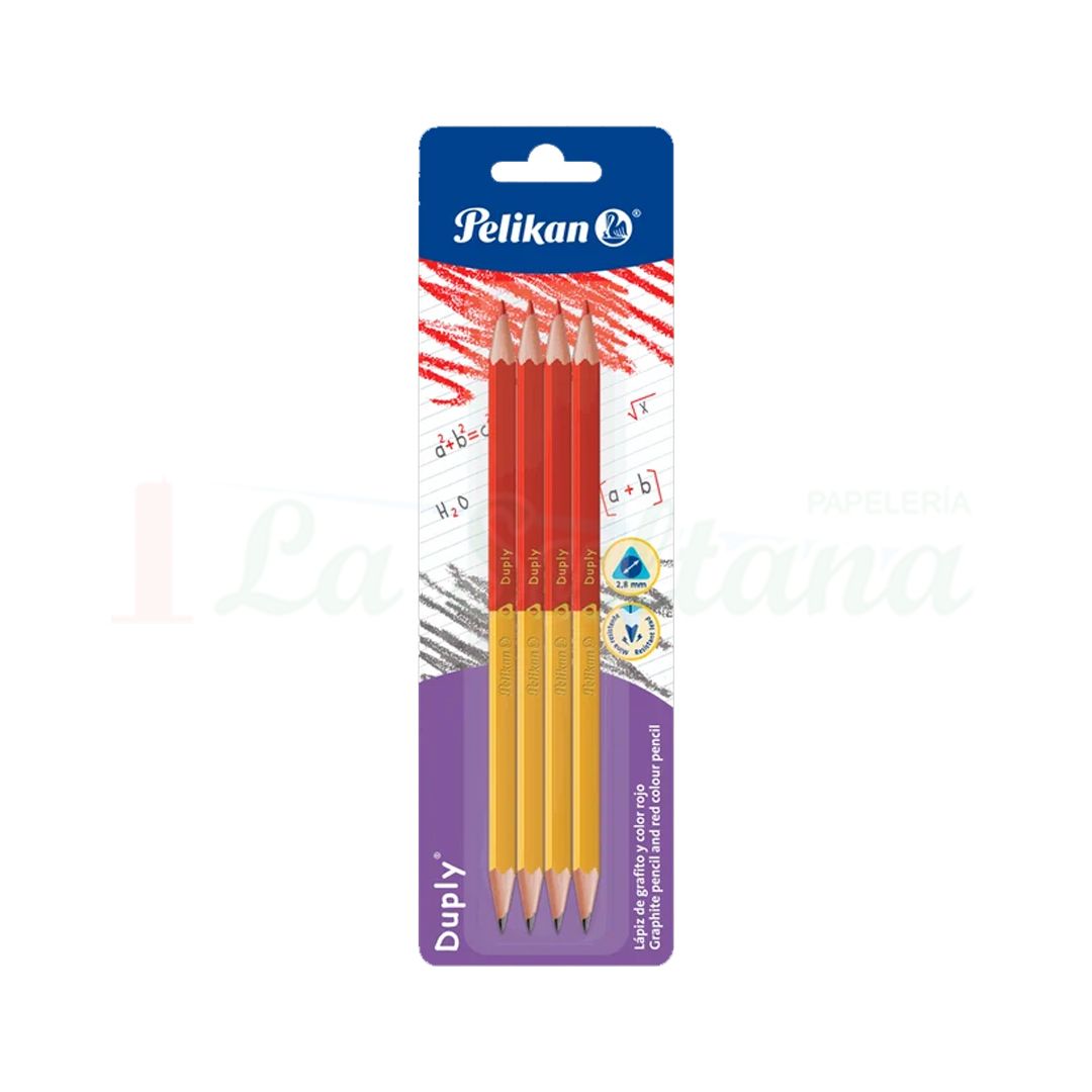 LAPIZ DUPLY PELIKAN BLISTER C/4 PZ LAPIZ DUPLY PELIKAN BLISTER C/4 PZ