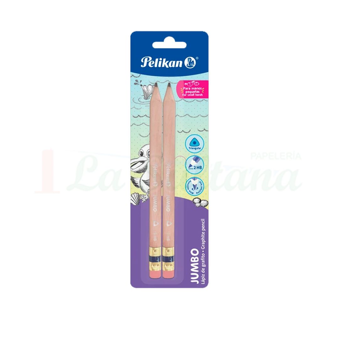 LAPIZ PELIKAN TRIANG. INICIAL JUMBO 2HB BLISTER C/2 PZ LAPIZ PELIKAN TRIANG. INICIAL JUMBO 2HB BLISTER C/2 PZ