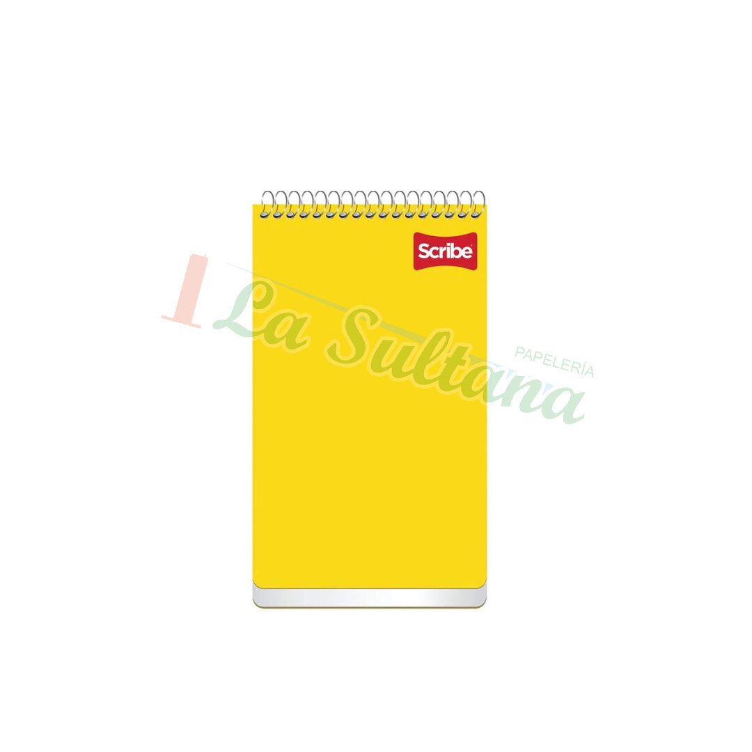 LIBRETA SCRIBE ESCOLAR TAQUIGRAFIA ESPIRAL LARGO C/80H