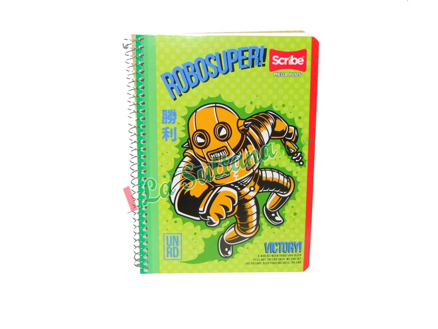 LIBRETA SCRIBE FRANCESA ESPIRAL MEGA C/100H PZ