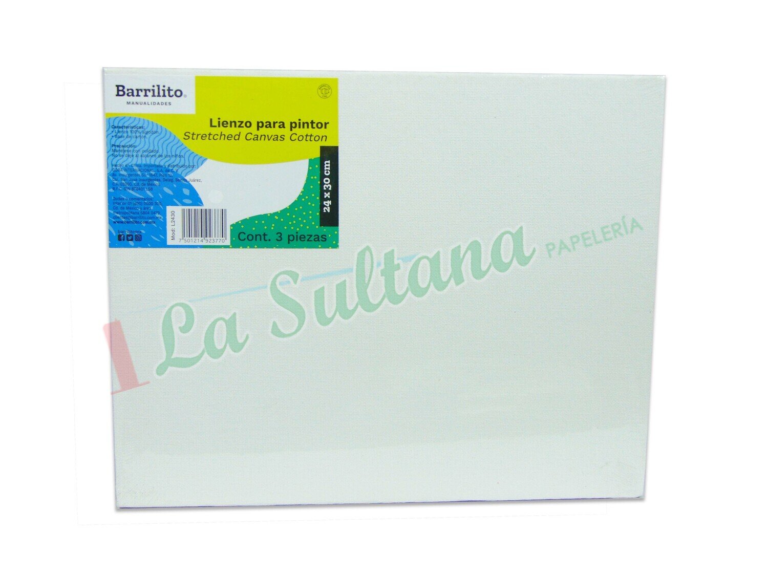 LIENZO P/PINTOR 24X30 L2430 C/3