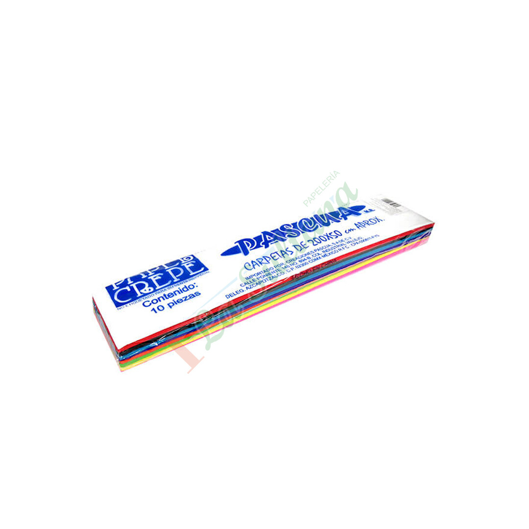 PAPEL CREPE PASCUA SURTIDO C/10 PAPEL CREPE PASCUA SURTIDO C/10
