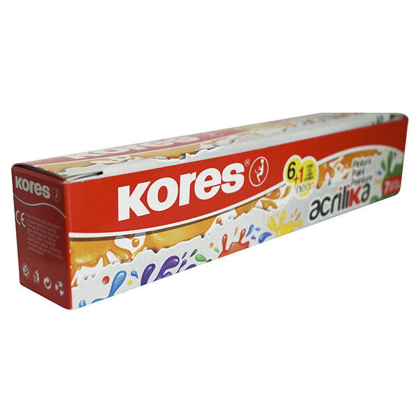 PINTURA ACRILICA KORES 20ML C/6 PZS