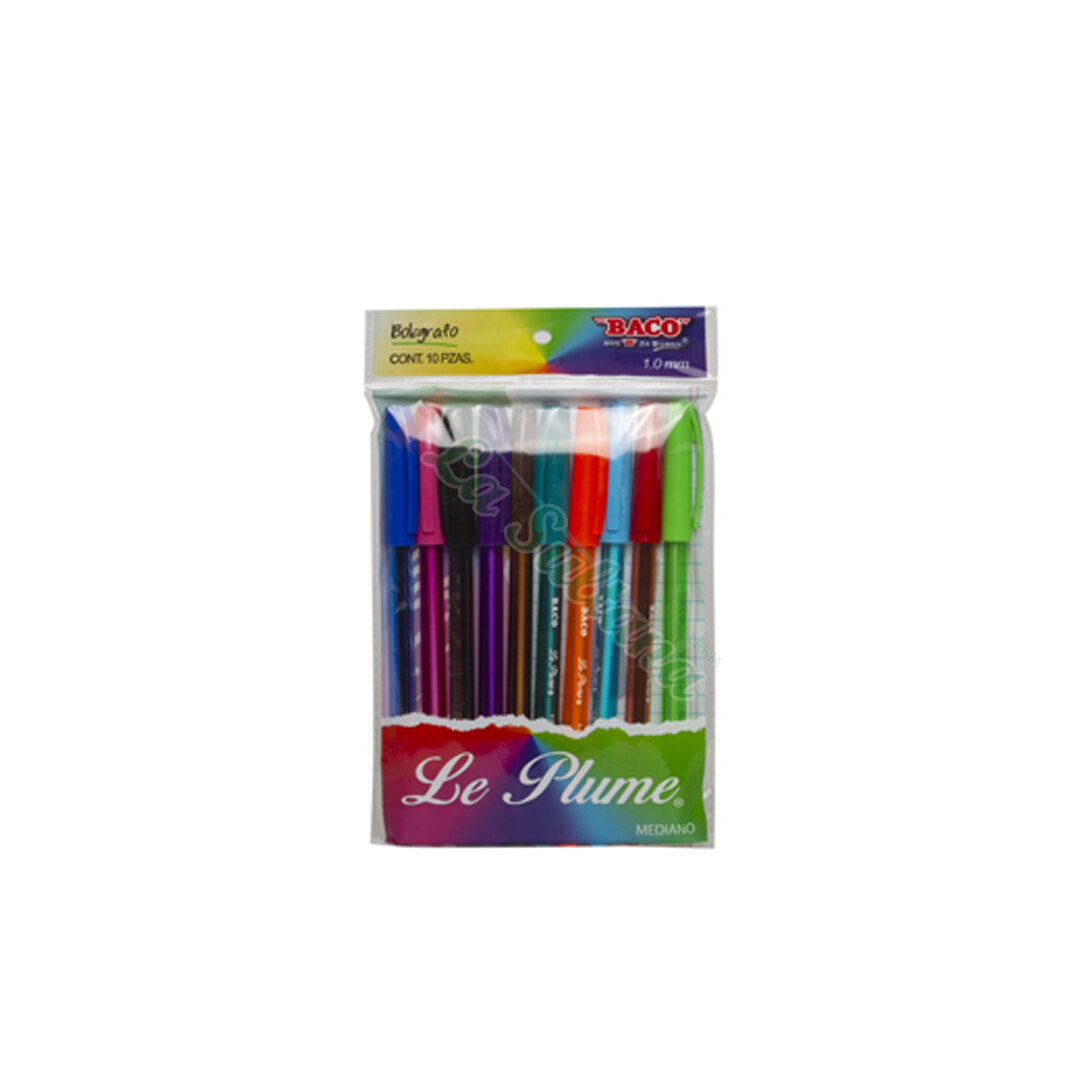 PLUMA BACO FASHION C/10 PLUMA BACO FASHION C/10