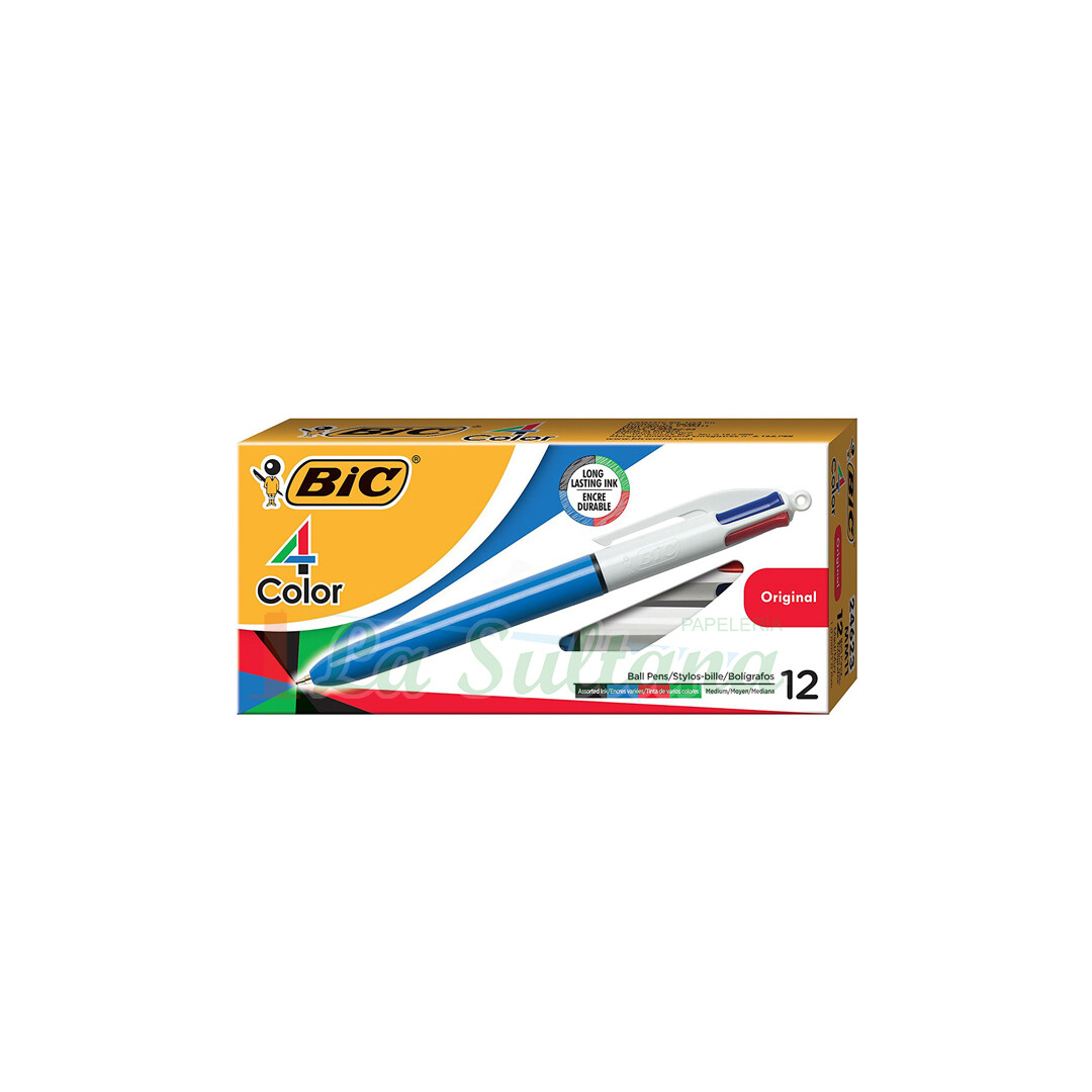 PLUMA BIC 4 COLOR BASICO C/6 PLUMA BIC 4 COLOR BASICO C/6