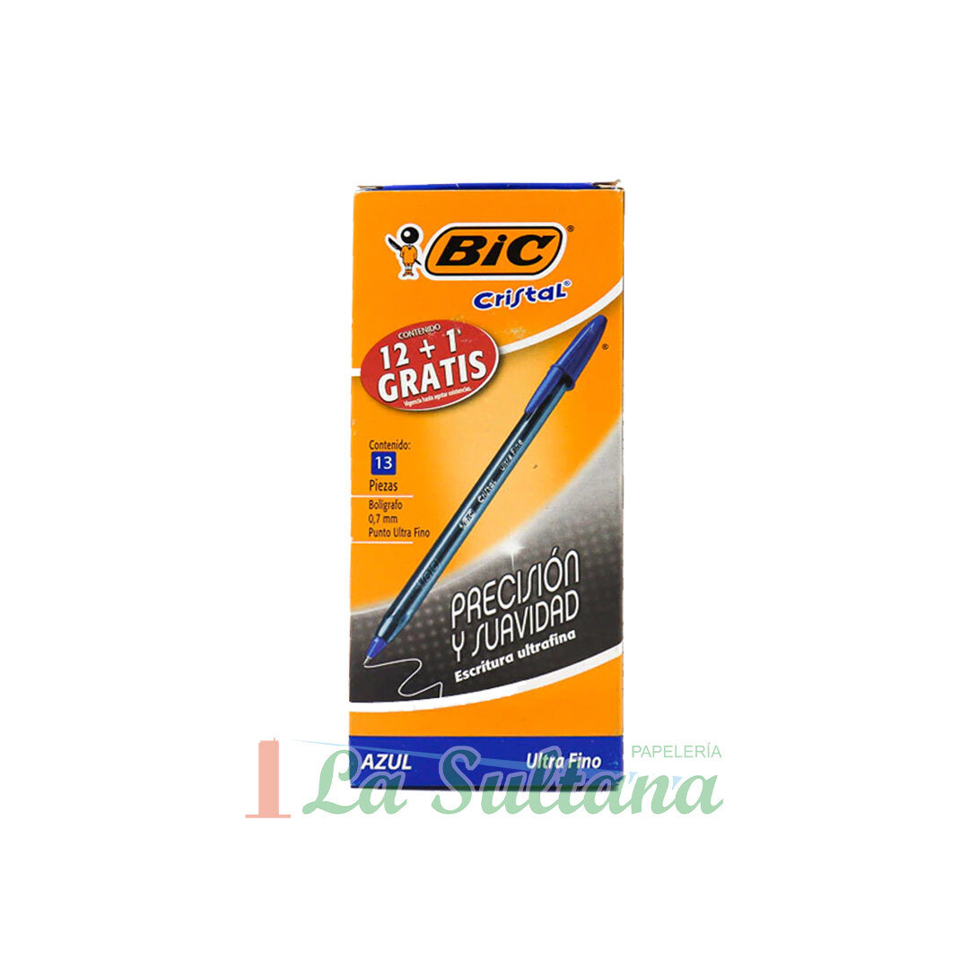 PLUMA CRISTAL ULTRAFINO C/12 PLUMA CRISTAL ULTRAFINO C/12