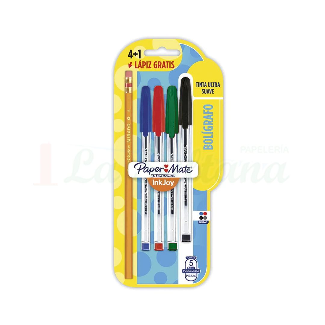 PLUMA KILOMETRICO BLISTER C/5 PZAS PLUMA KILOMETRICO BLISTER C/5 PZAS