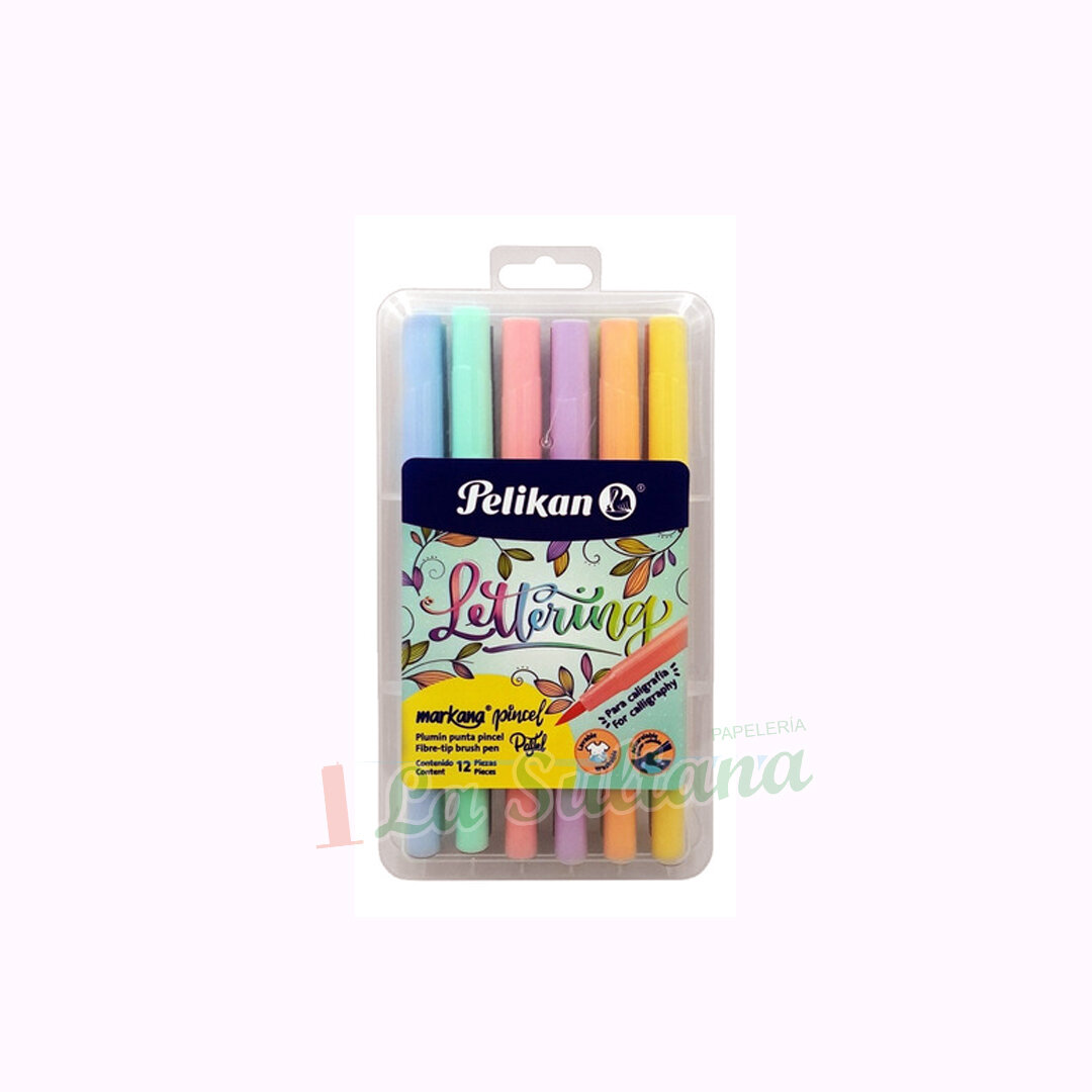 PLUMON PELIKAN PUNTA PINCEL PASTEL C/12 PLUMON PELIKAN PUNTA PINCEL PASTEL C/12